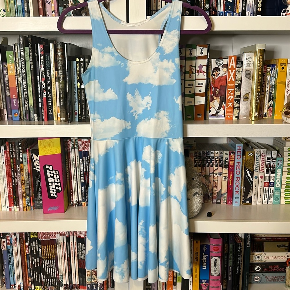 BlackMilk Cloud Skater Dress - Long torso